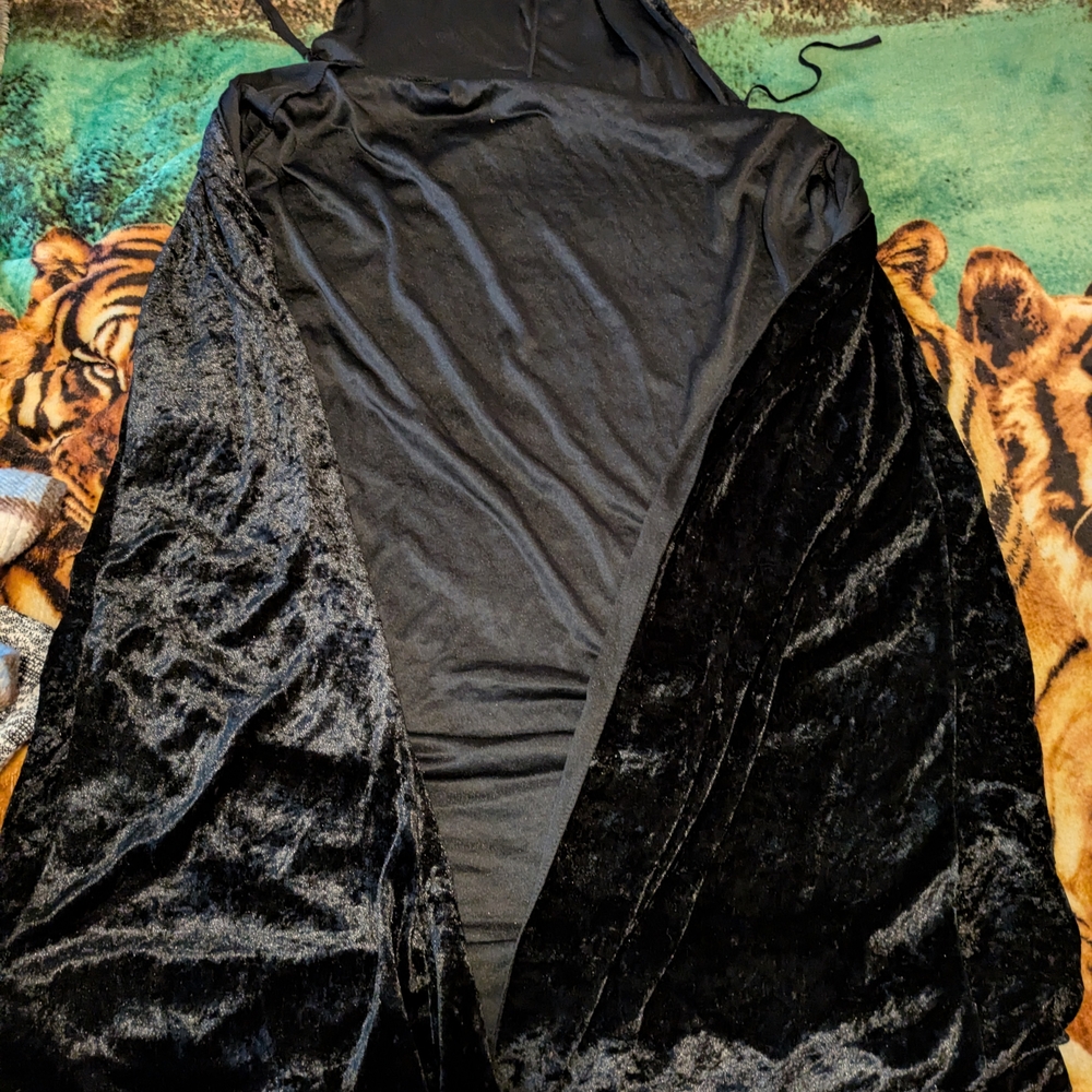 Black Velvet Cape